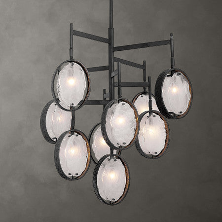 Maxin Dark Bronze 9 Light Chandelier