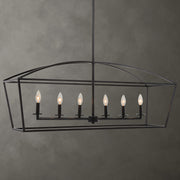 Uttermost Clayton 6 Light Linear Chandelier