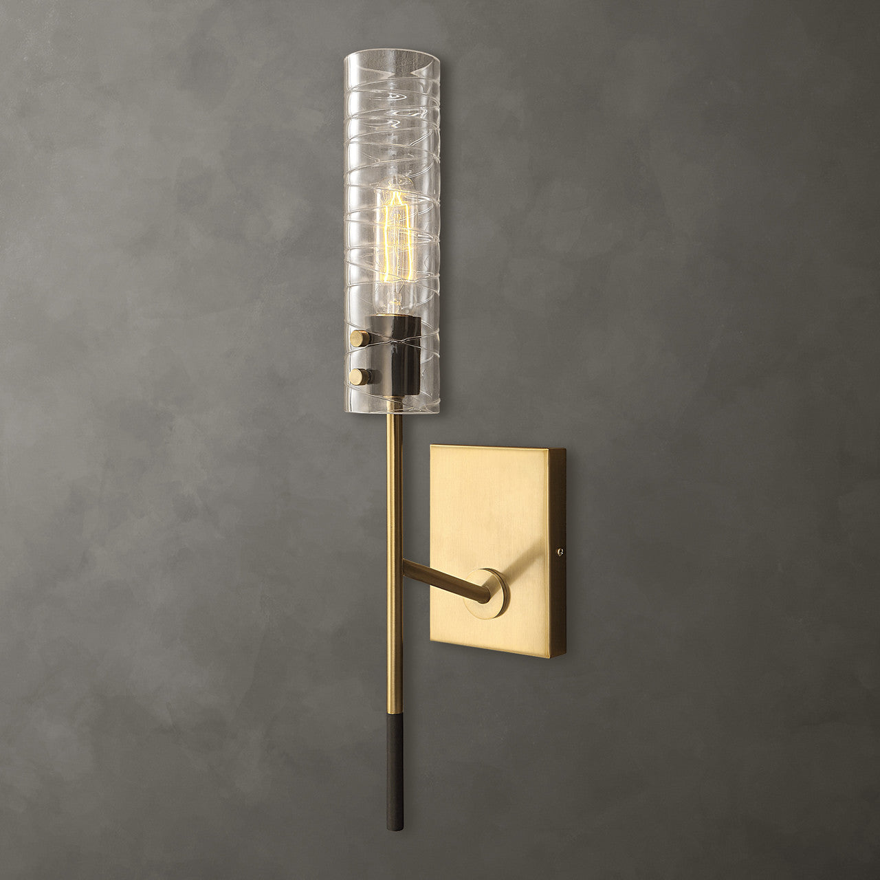 Uttermost Telesto 1 Light Brass Sconce