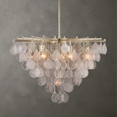 Goccia 8 Light Tear Drop Glass Pendant