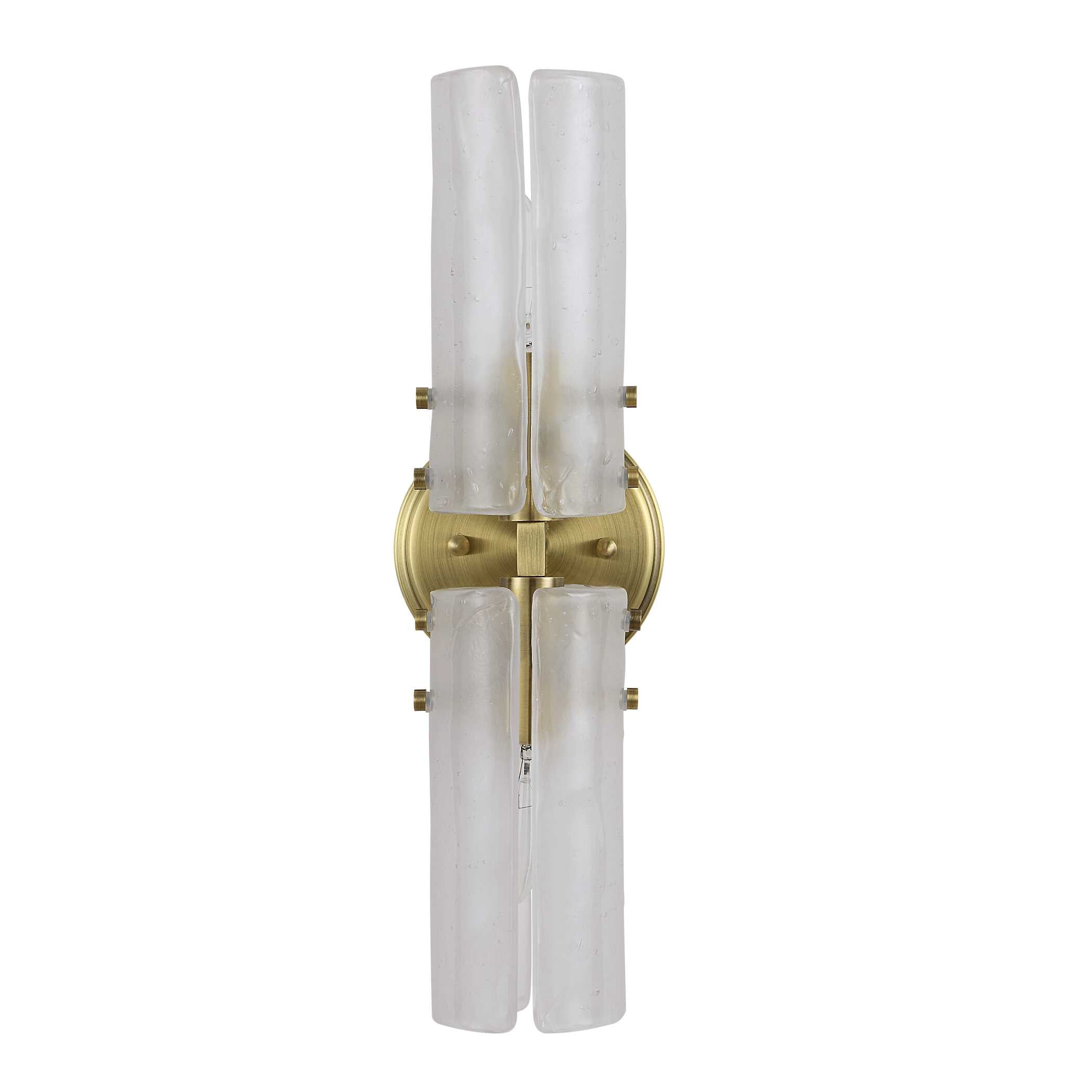 Uttermost Mistie 2 Light Glass Sconce