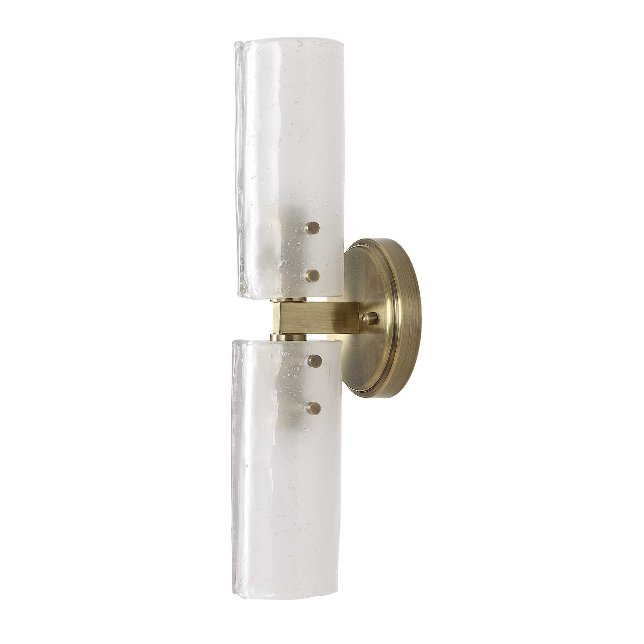 Uttermost Mistie 2 Light Glass Sconce