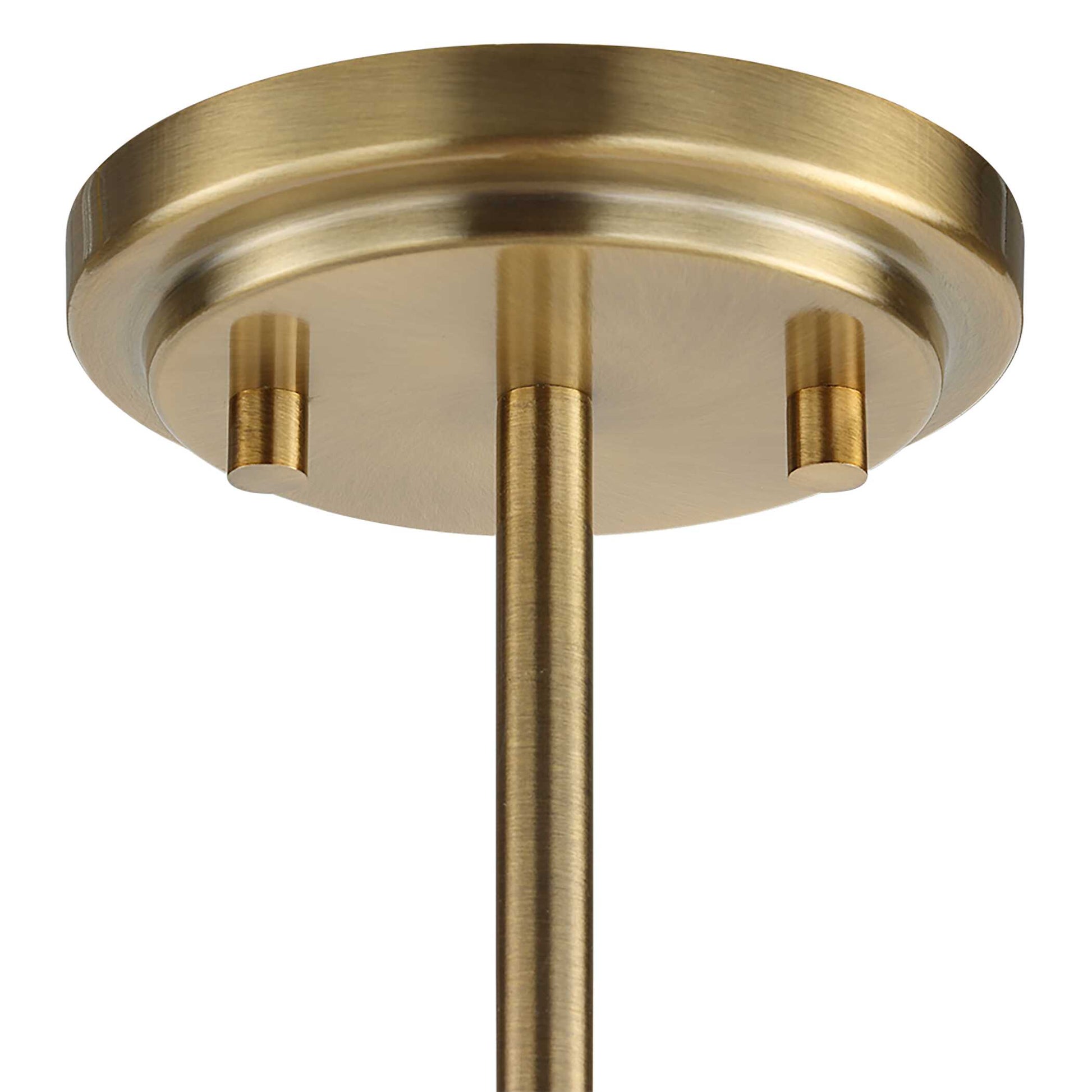 Uttermost Cret 12 Light Brass Chandelier