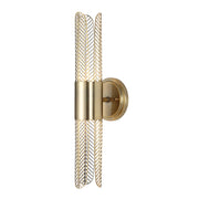 Uttermost Cret 2 Light LED Brass Sconce