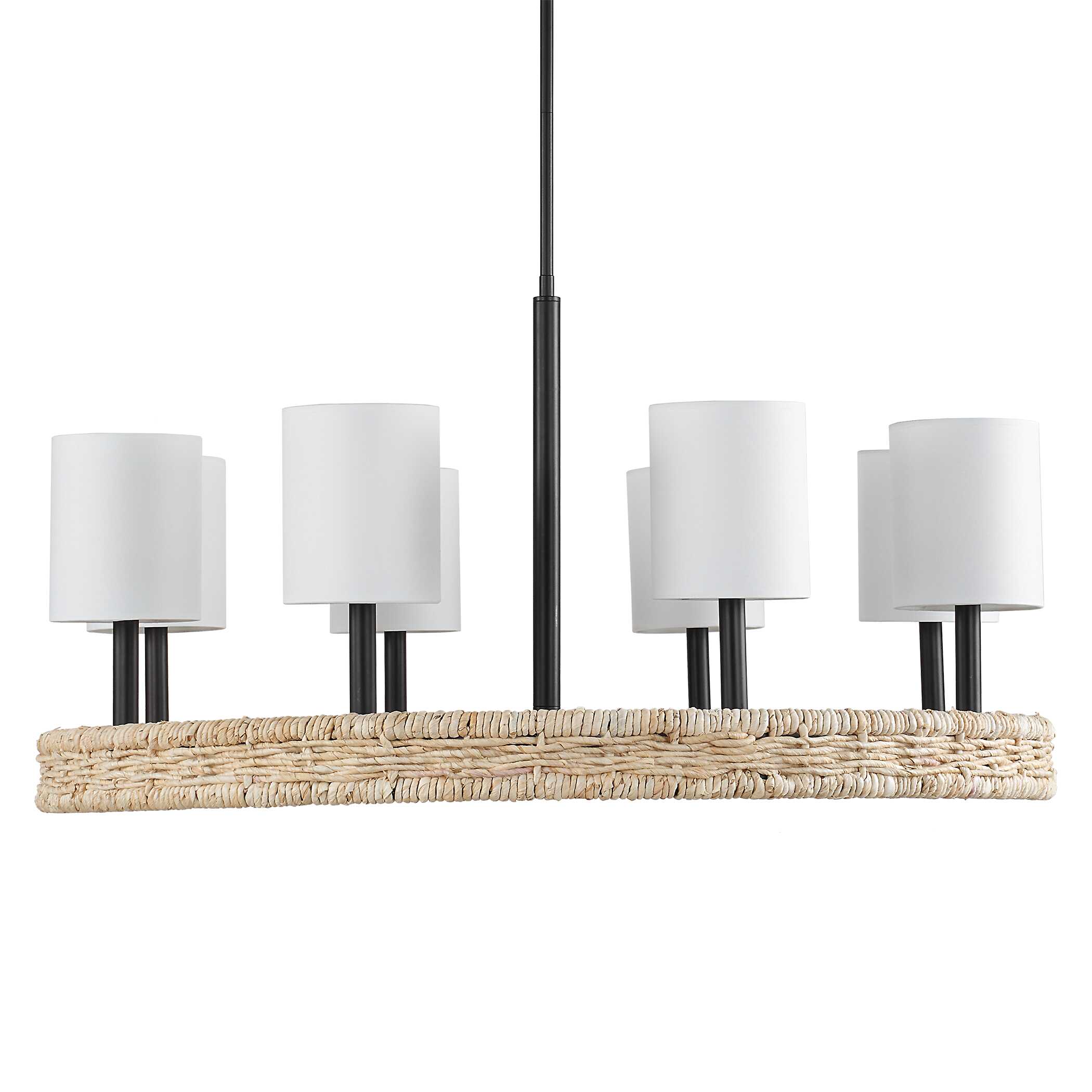 Uttermost Faiyam 8 Light Rattan Chandelier
