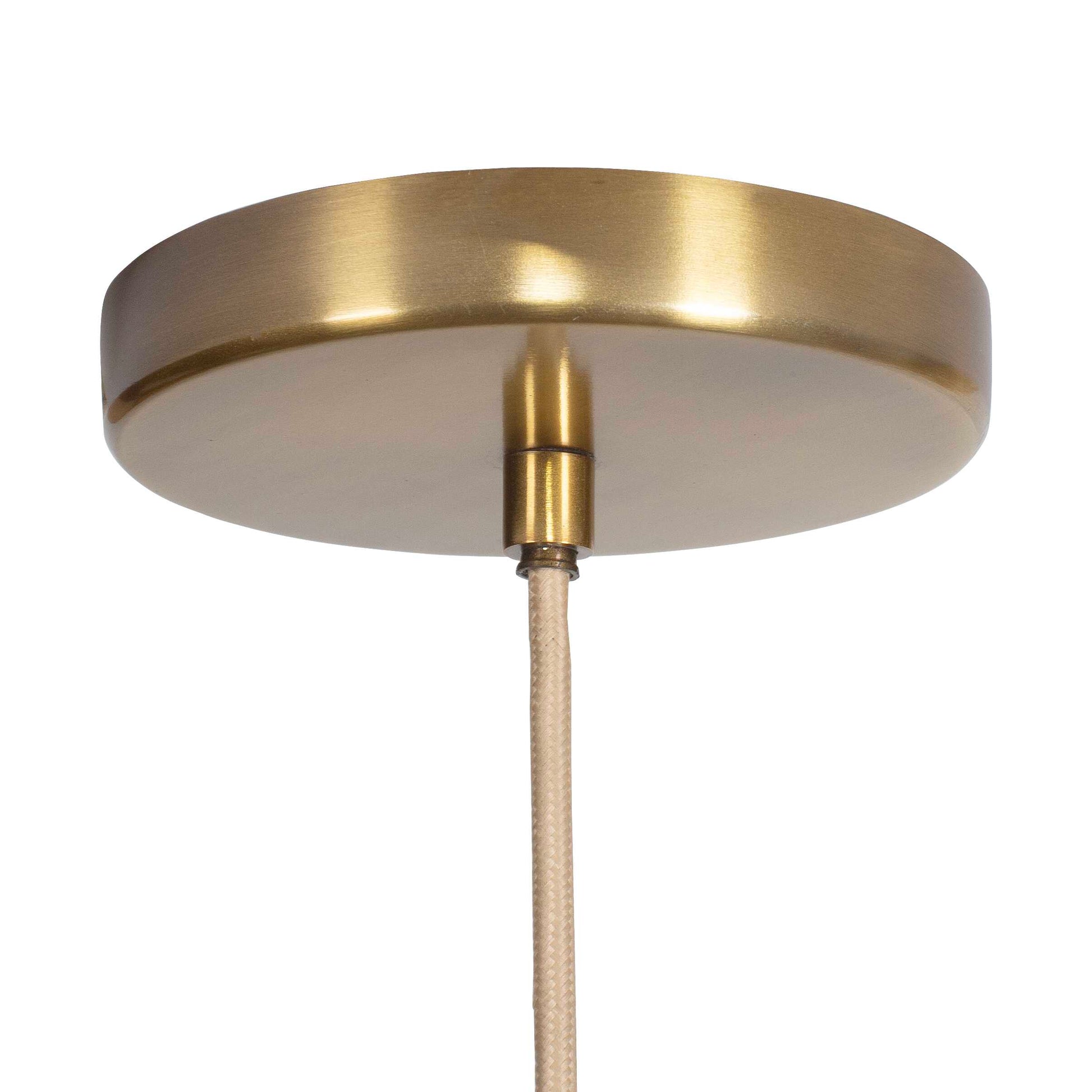 Uttermost Sigh Woven Brass 1 Light Pendant