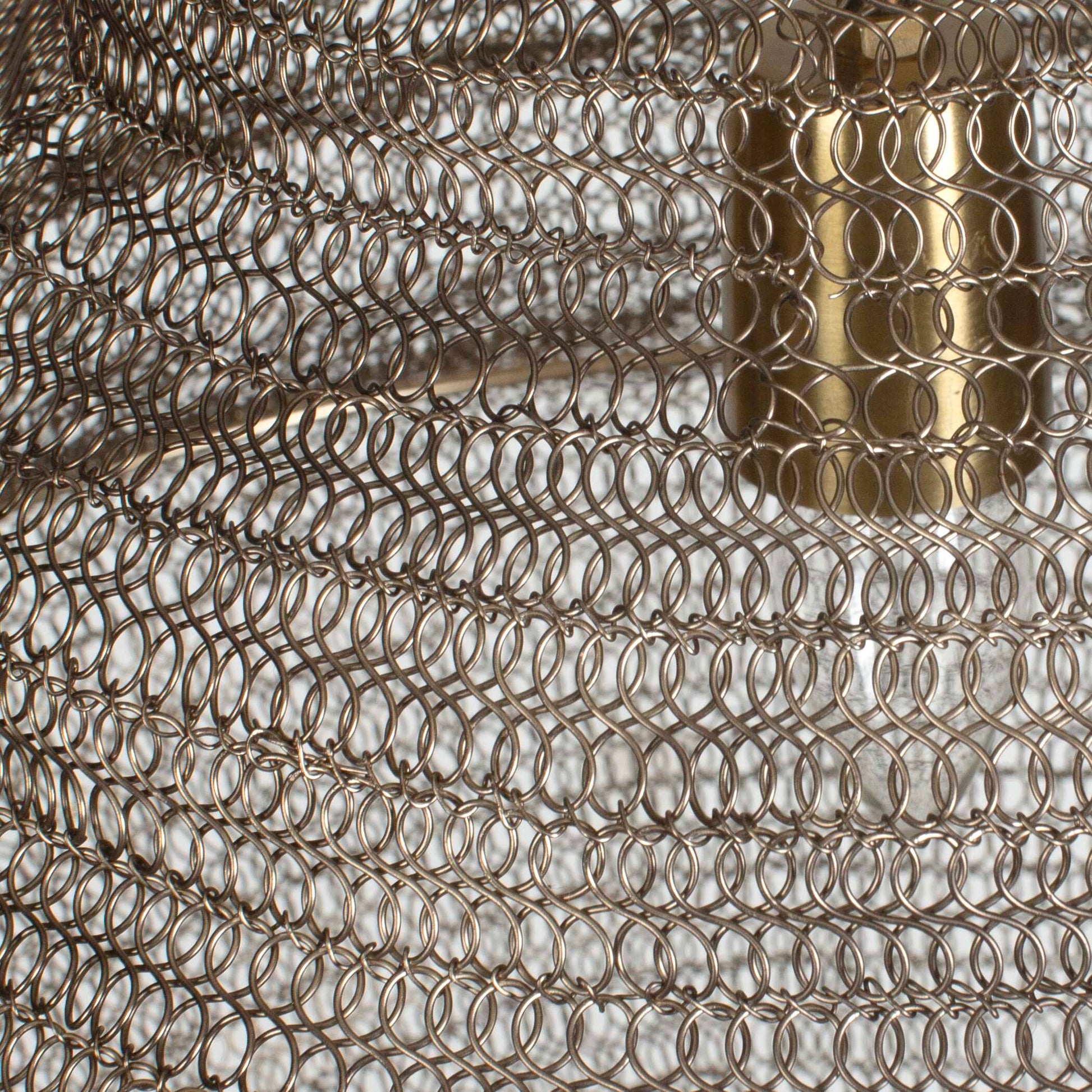 Uttermost Sigh Woven Brass 1 Light Pendant