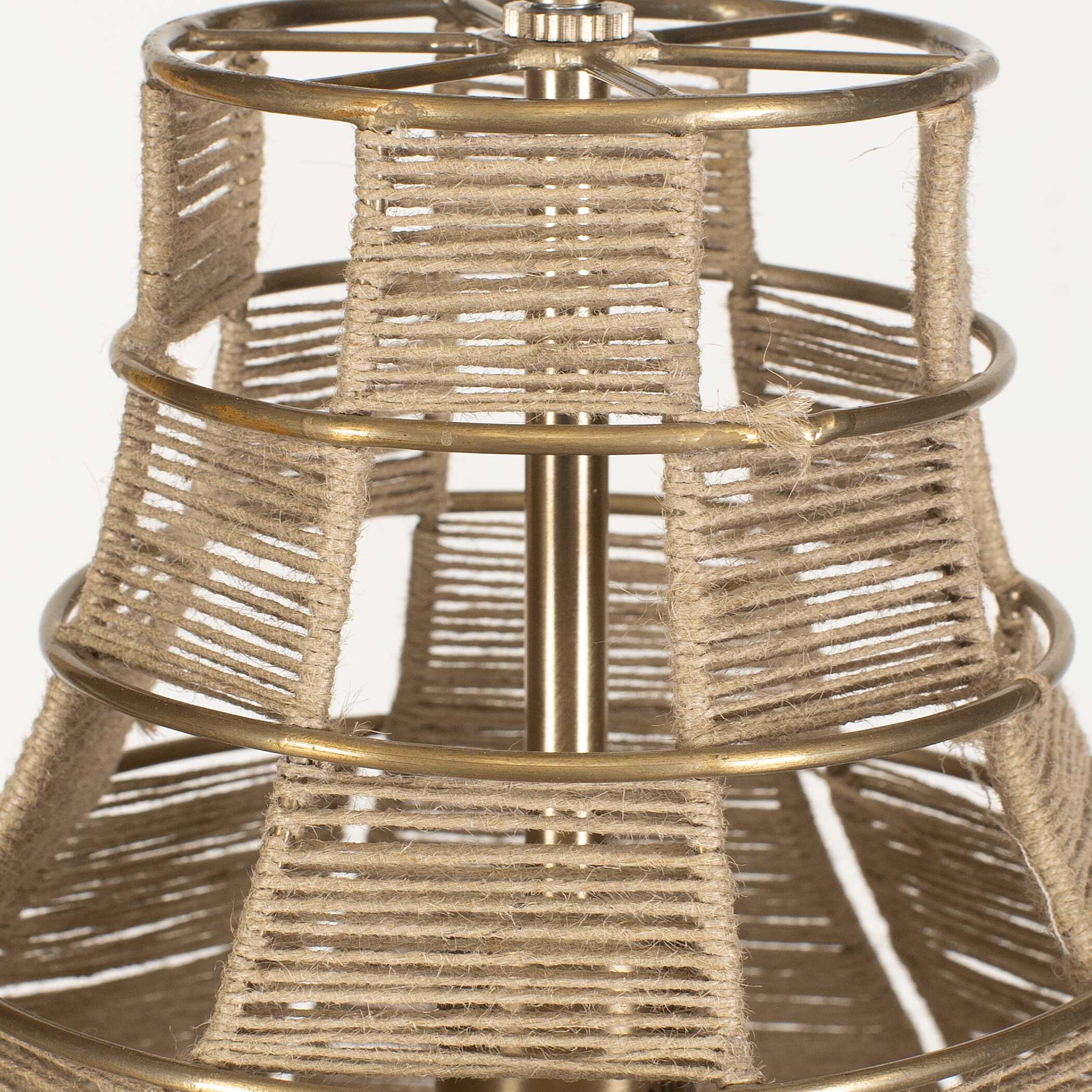 Uttermost Hestia 1 Light Natural Rope Pendant