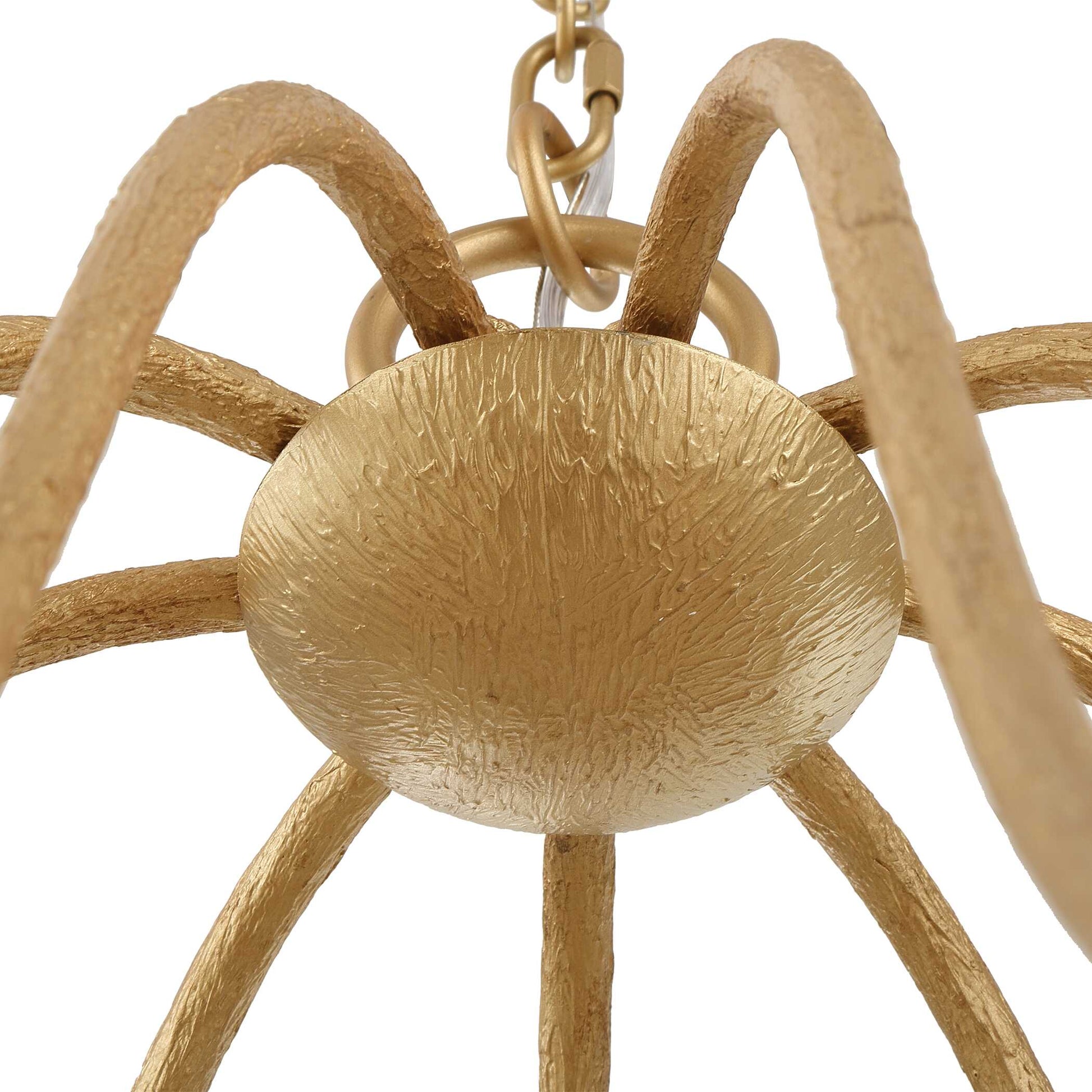 Uttermost Seville 9 Light Gold Chandelier
