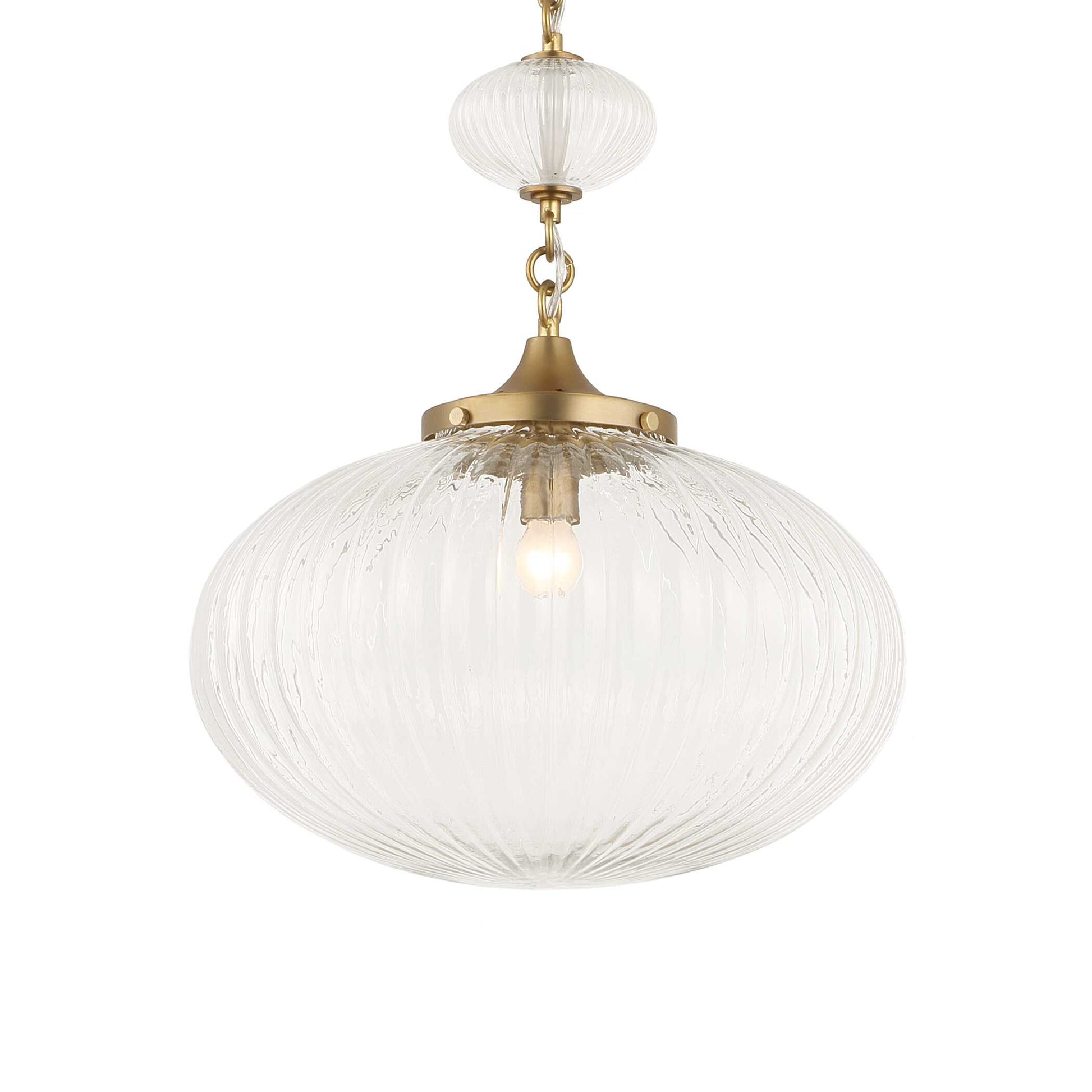 Uttermost Bellaire 1 Light Glass Shade Pendant