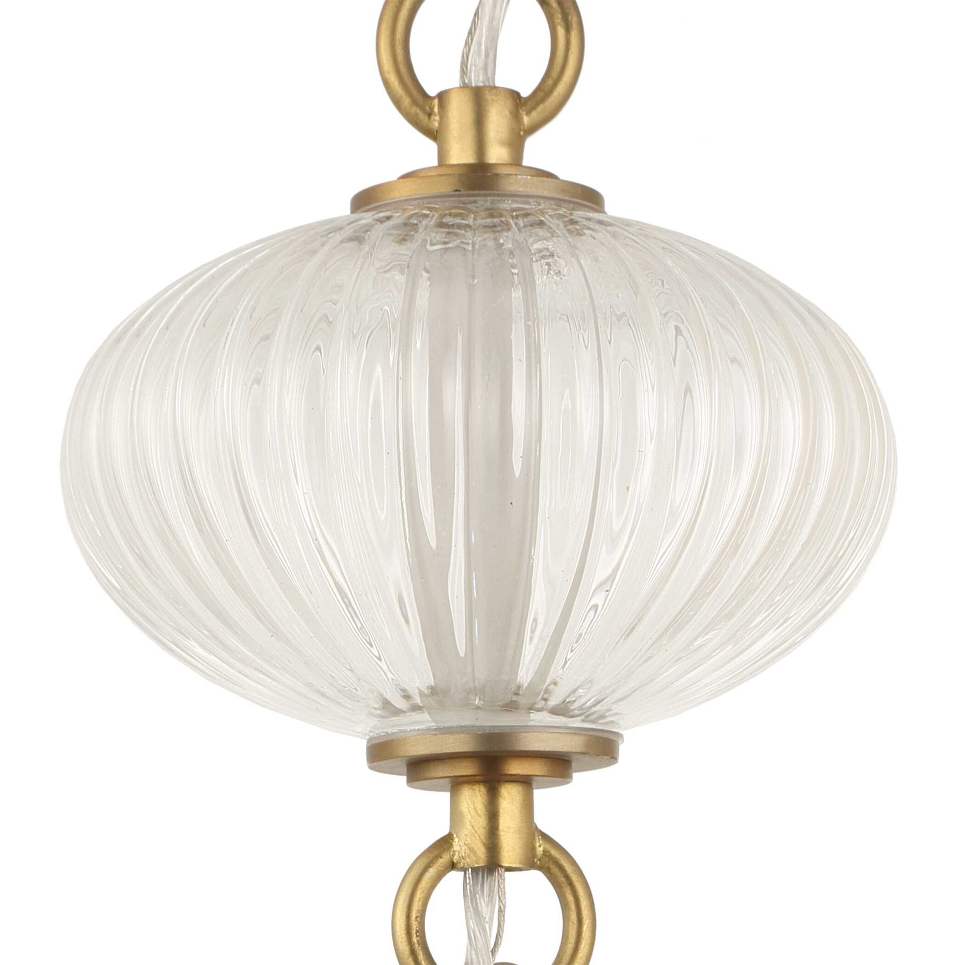 Uttermost Bellaire 1 Light Glass Shade Pendant