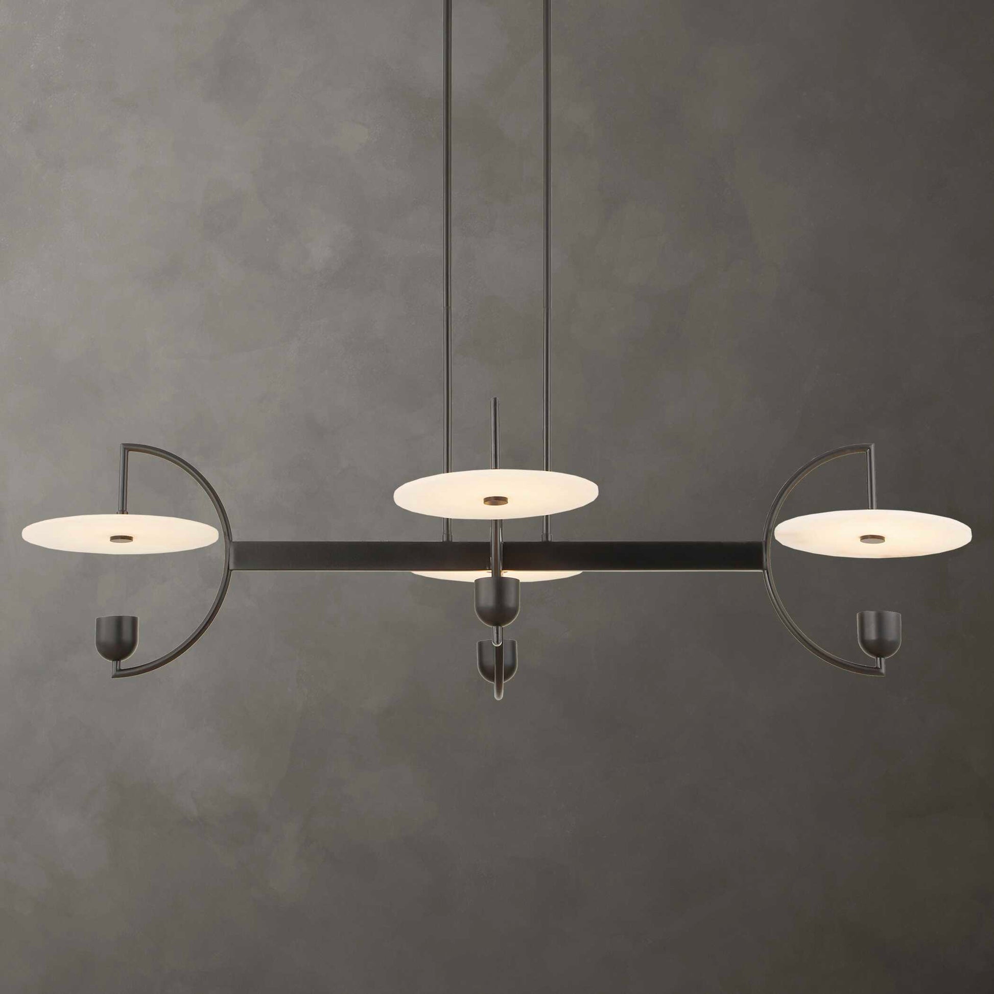 Uttermost Kyoto 4 Light Linear LED Chandelier
