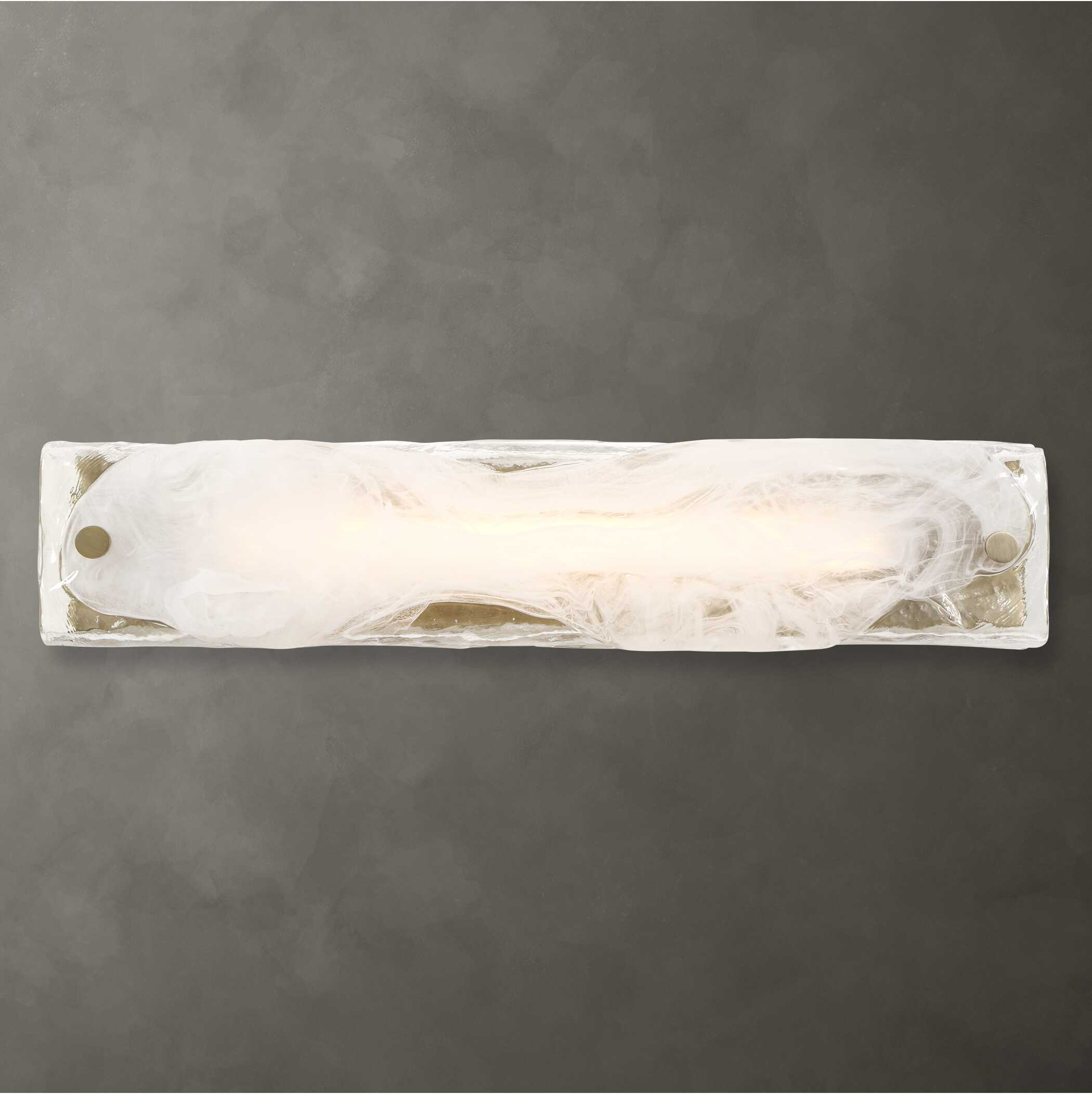 Uttermost Taffy 1 Light LED Swirl Glass Sconce