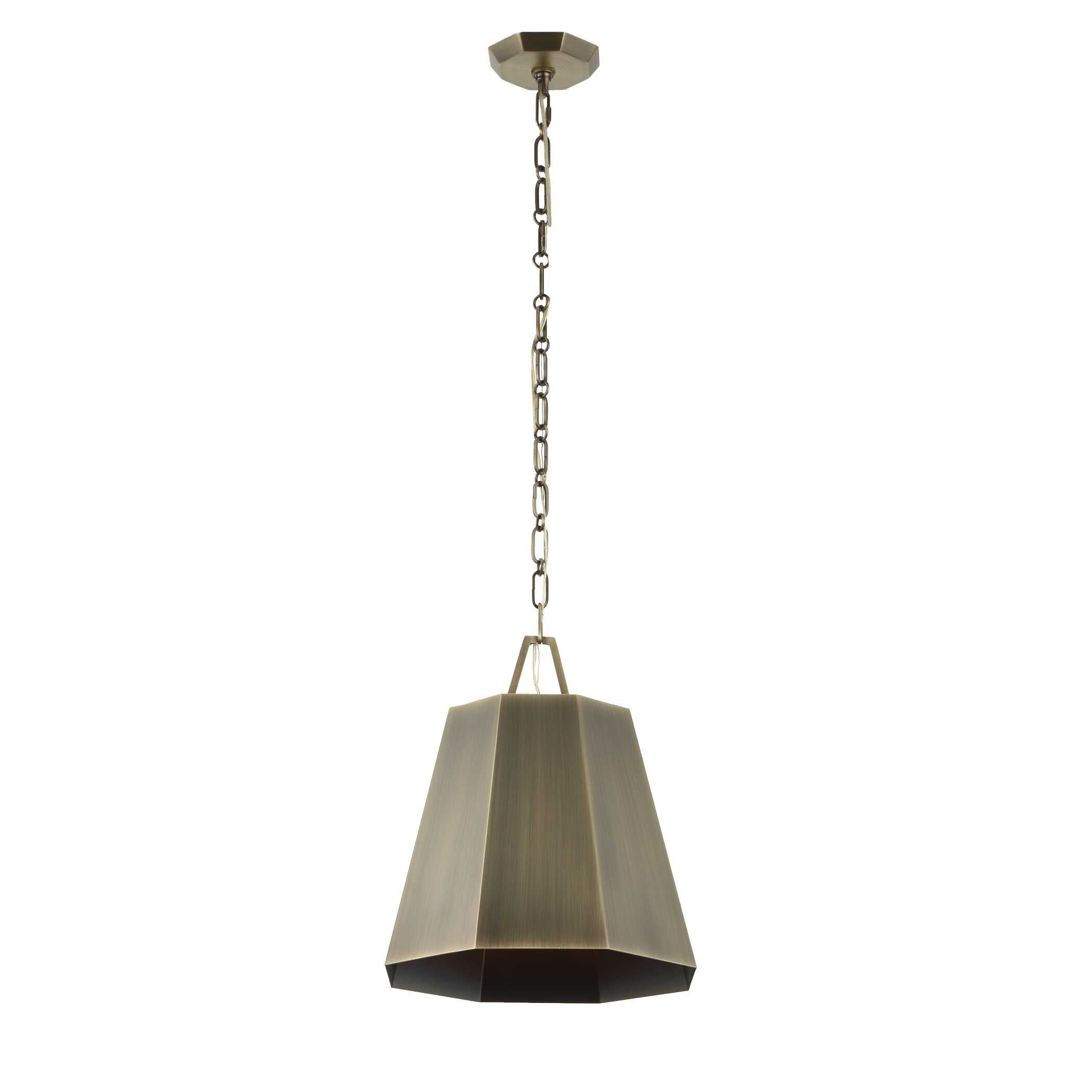 Uttermost Granada 1 Light Hexagon Pendant