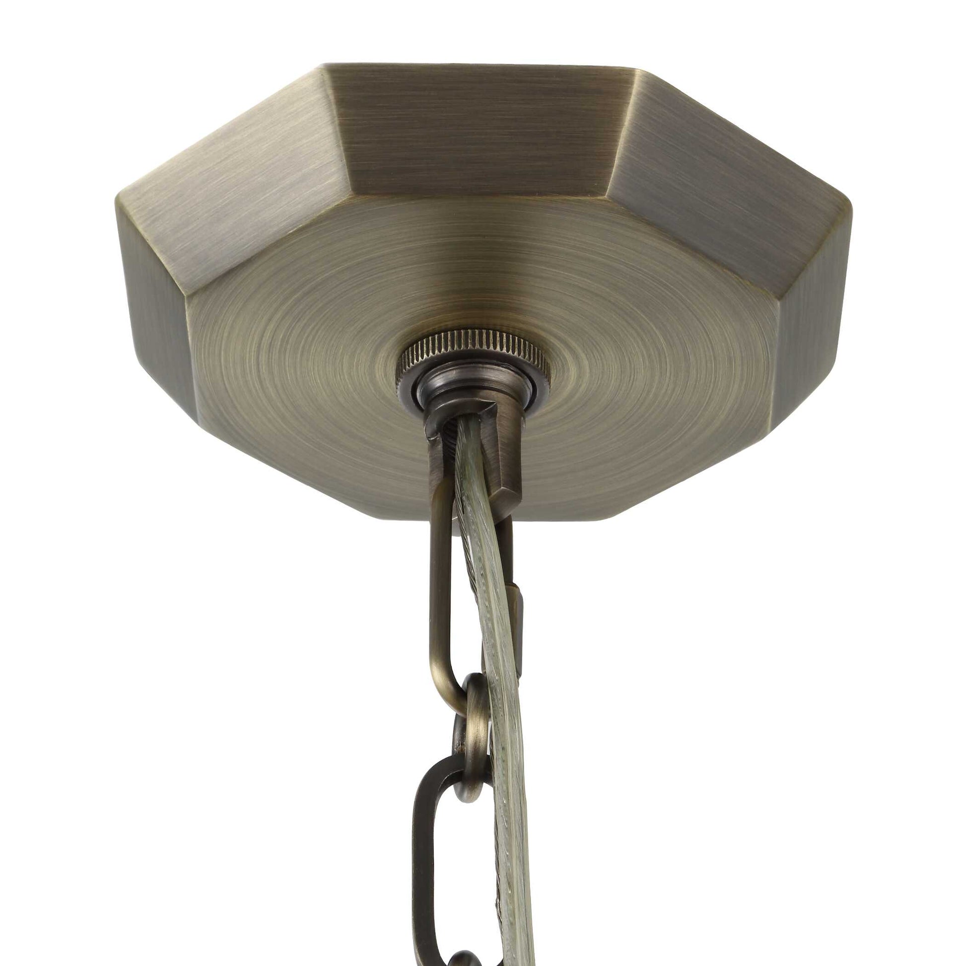 Uttermost Granada 1 Light Hexagon Pendant