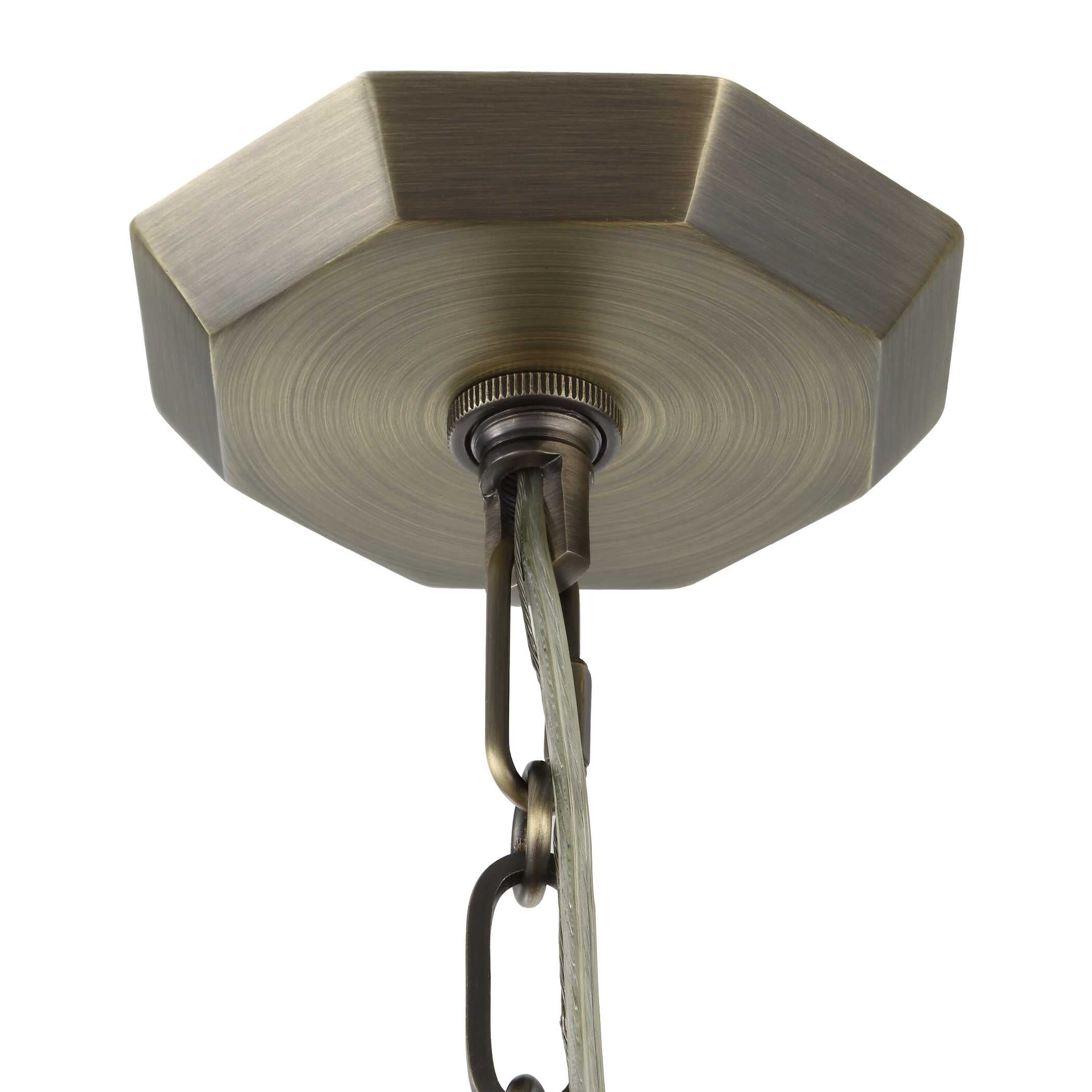 Uttermost Granada 1 Light Hexagon Pendant