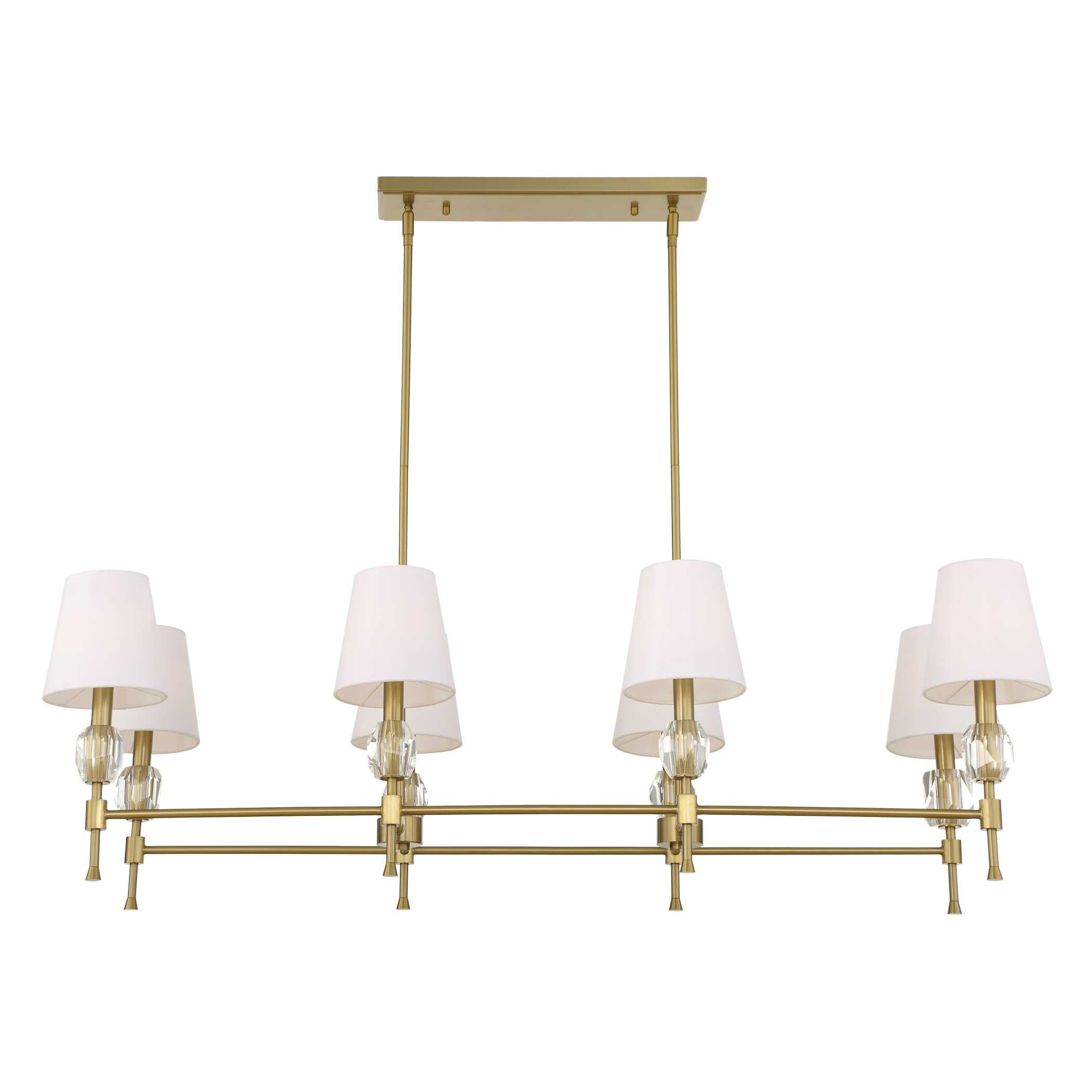 Uttermost Arques 8 Light Linear Chandelier