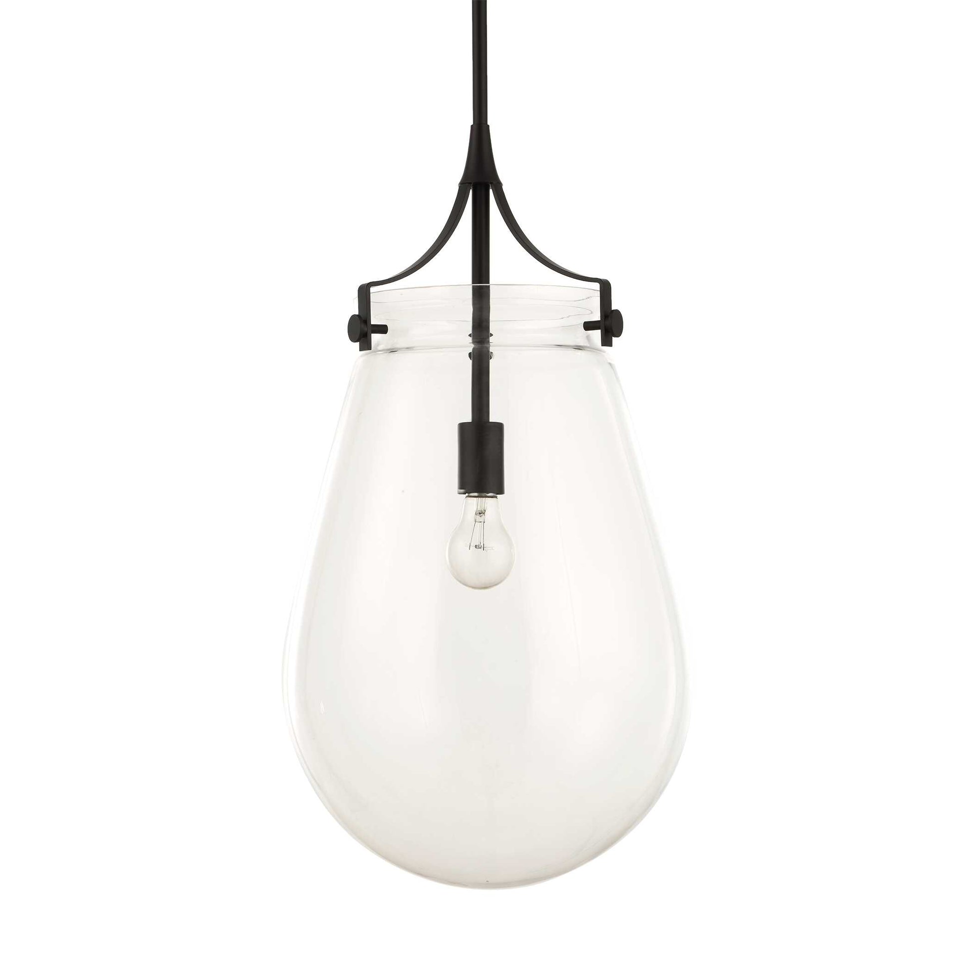 Uttermost Dewdrop 1 Light Glass Shade Pendant