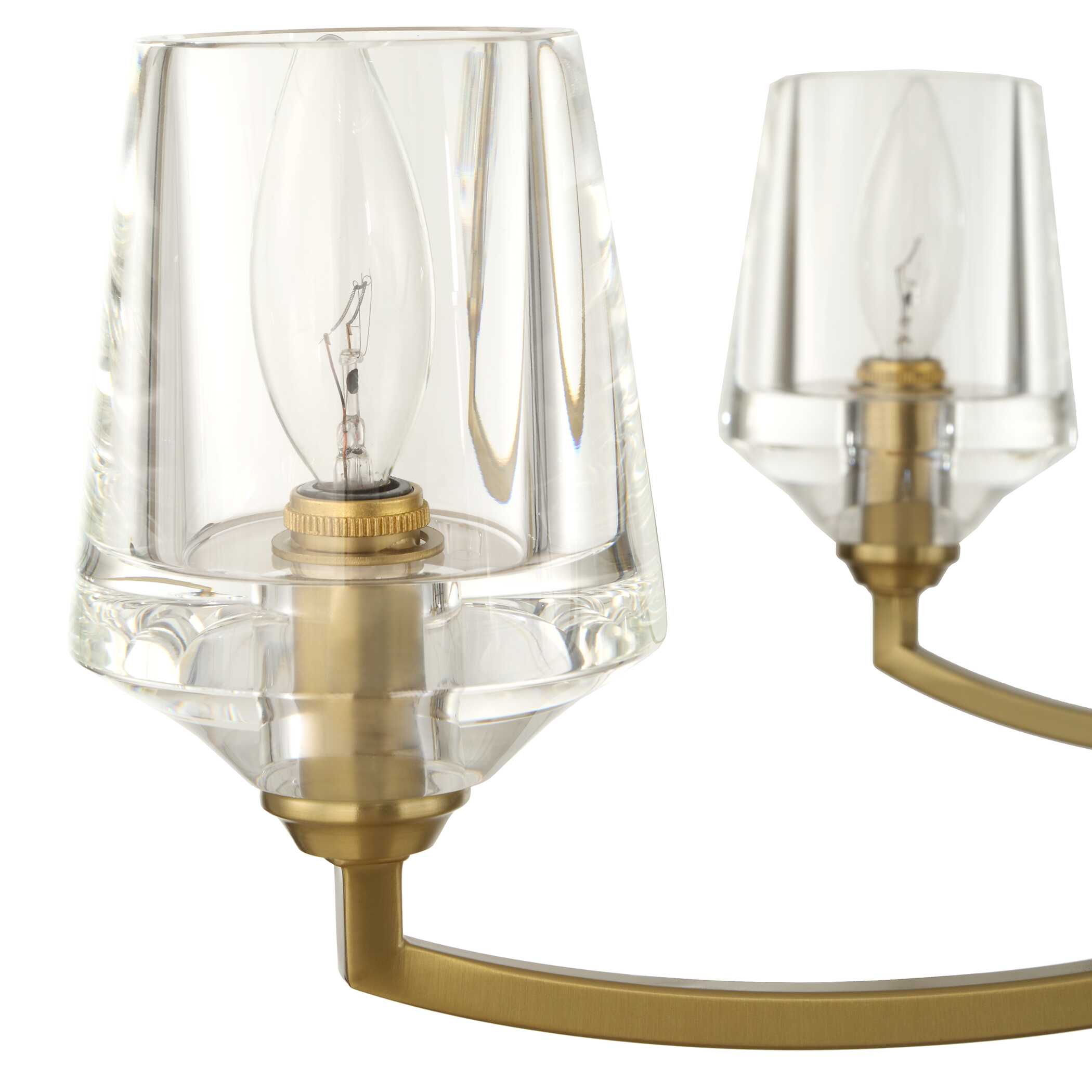 Uttermost Barcelona 6 Light Brass Chandelier