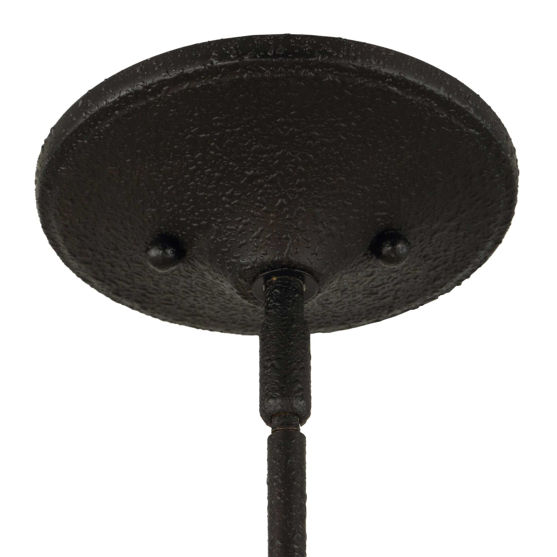Uttermost Warwick 6 Light Matte Black Chandelier