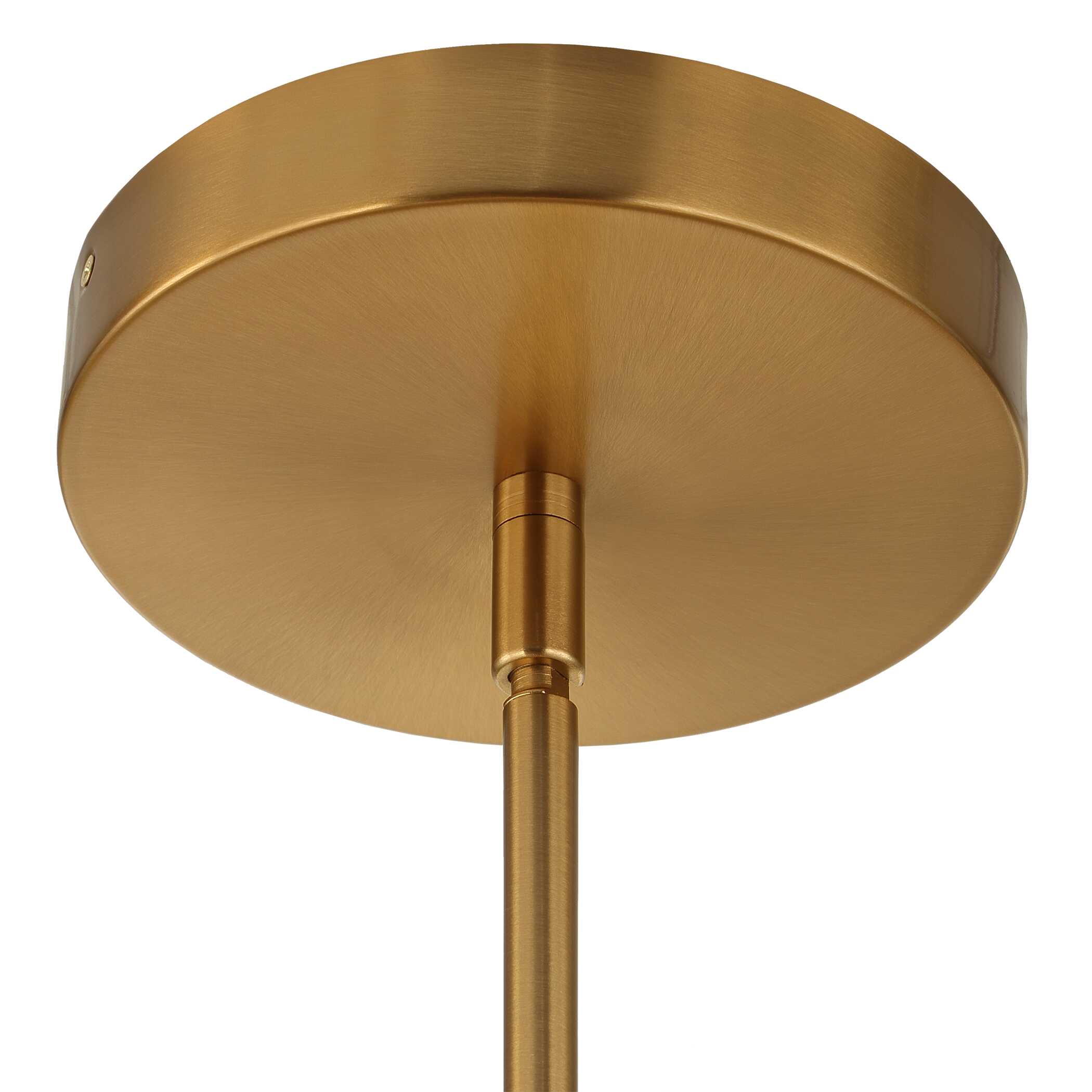 Uttermost Wedge 12 Lt LED Brass Chandelier