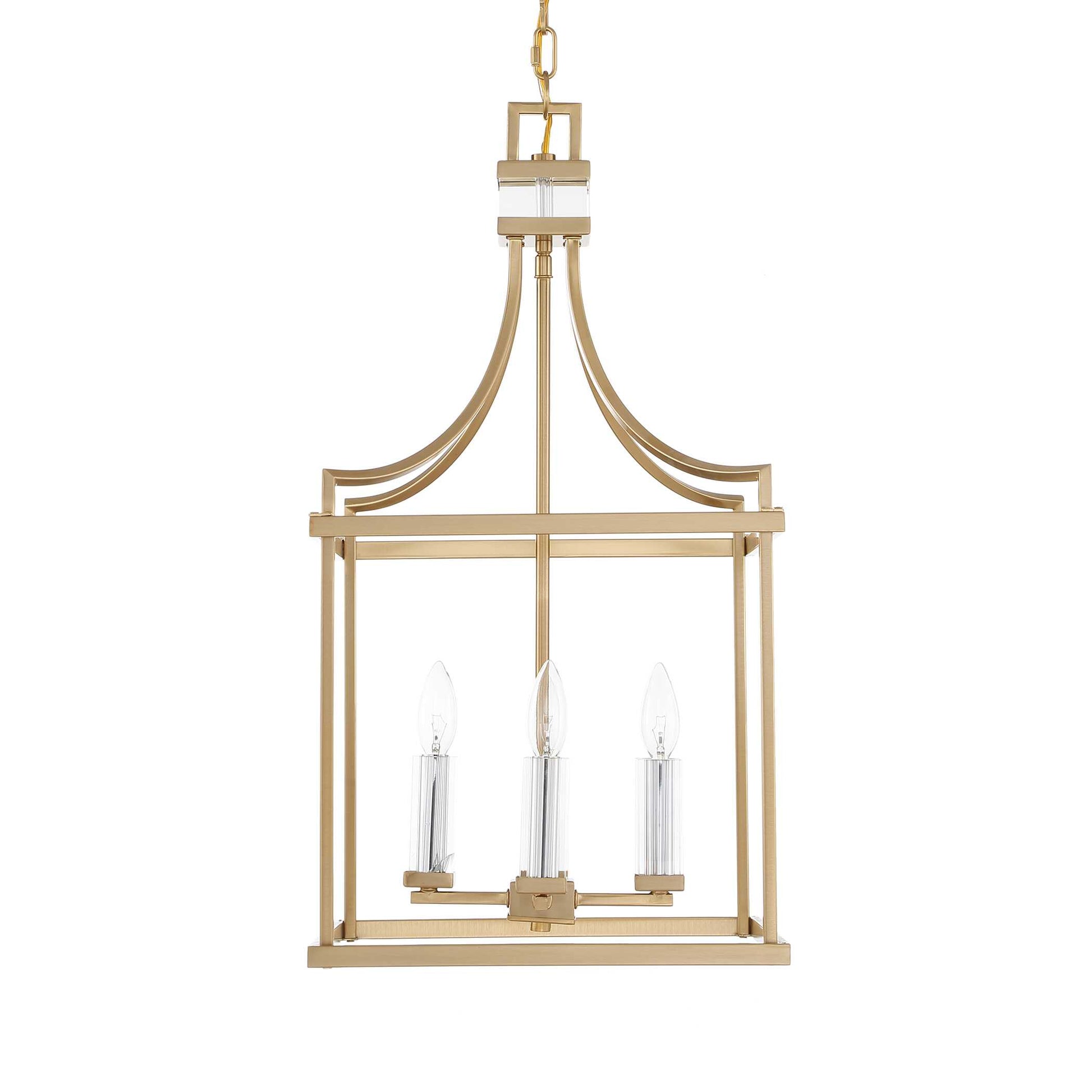 Uttermost Montreal 4 Light Brass Lantern Pendant
