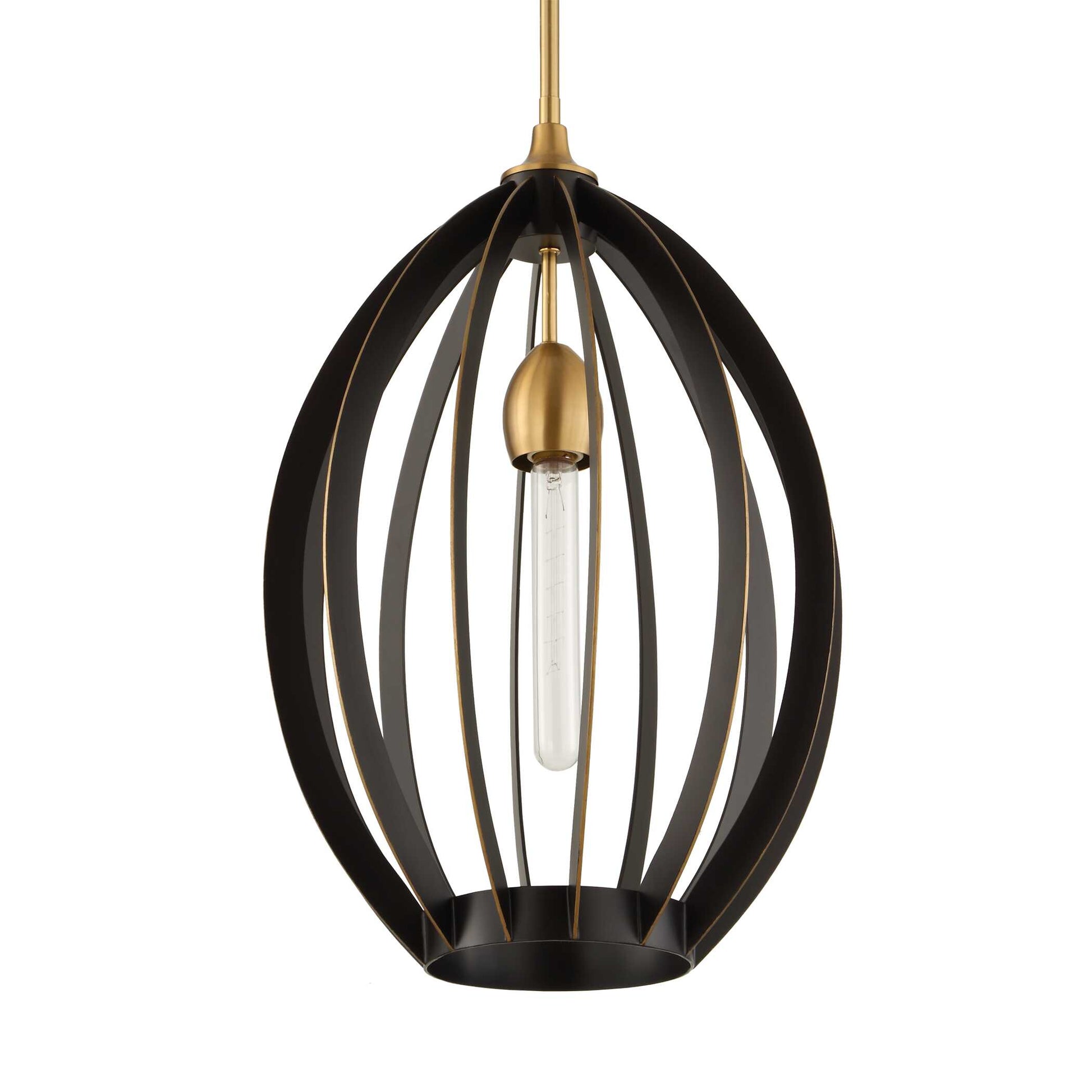 Uttermost Darby 1 Light Architectural Oval Pendant