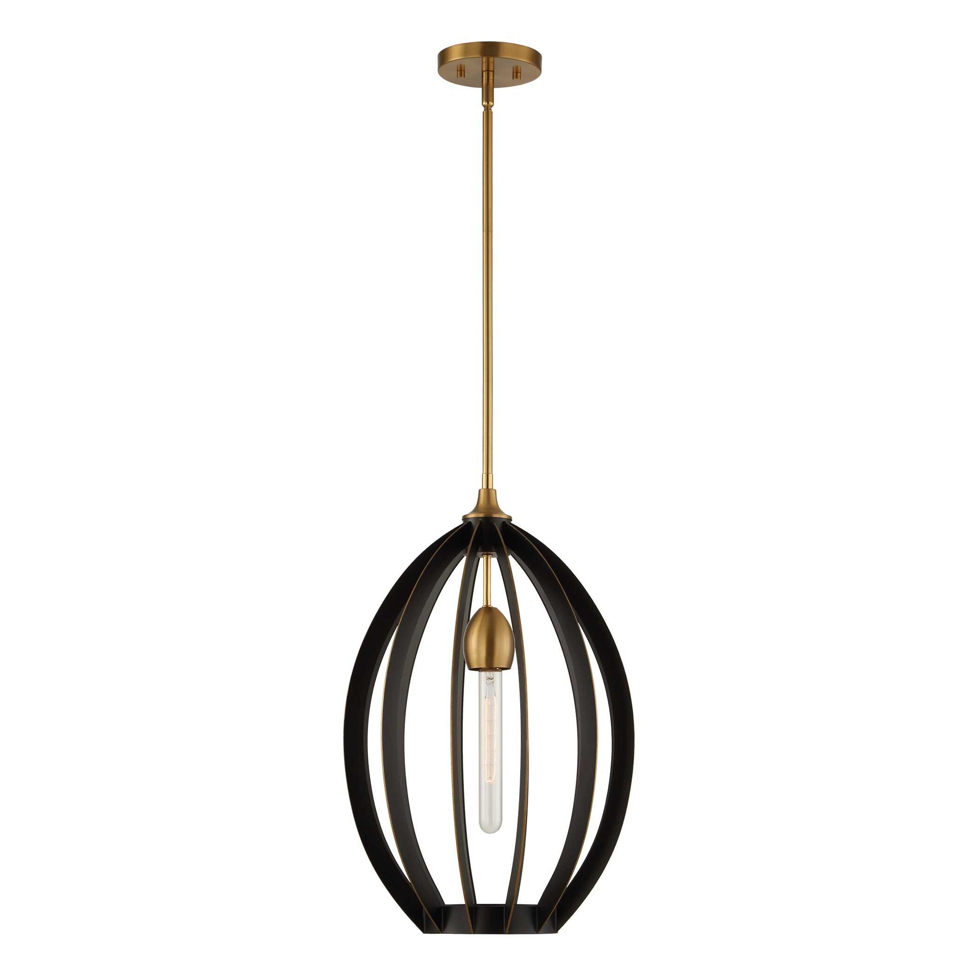 Uttermost Darby 1 Light Architectural Oval Pendant