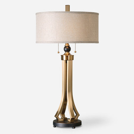 Selvino Brushed Brass Table Lamp