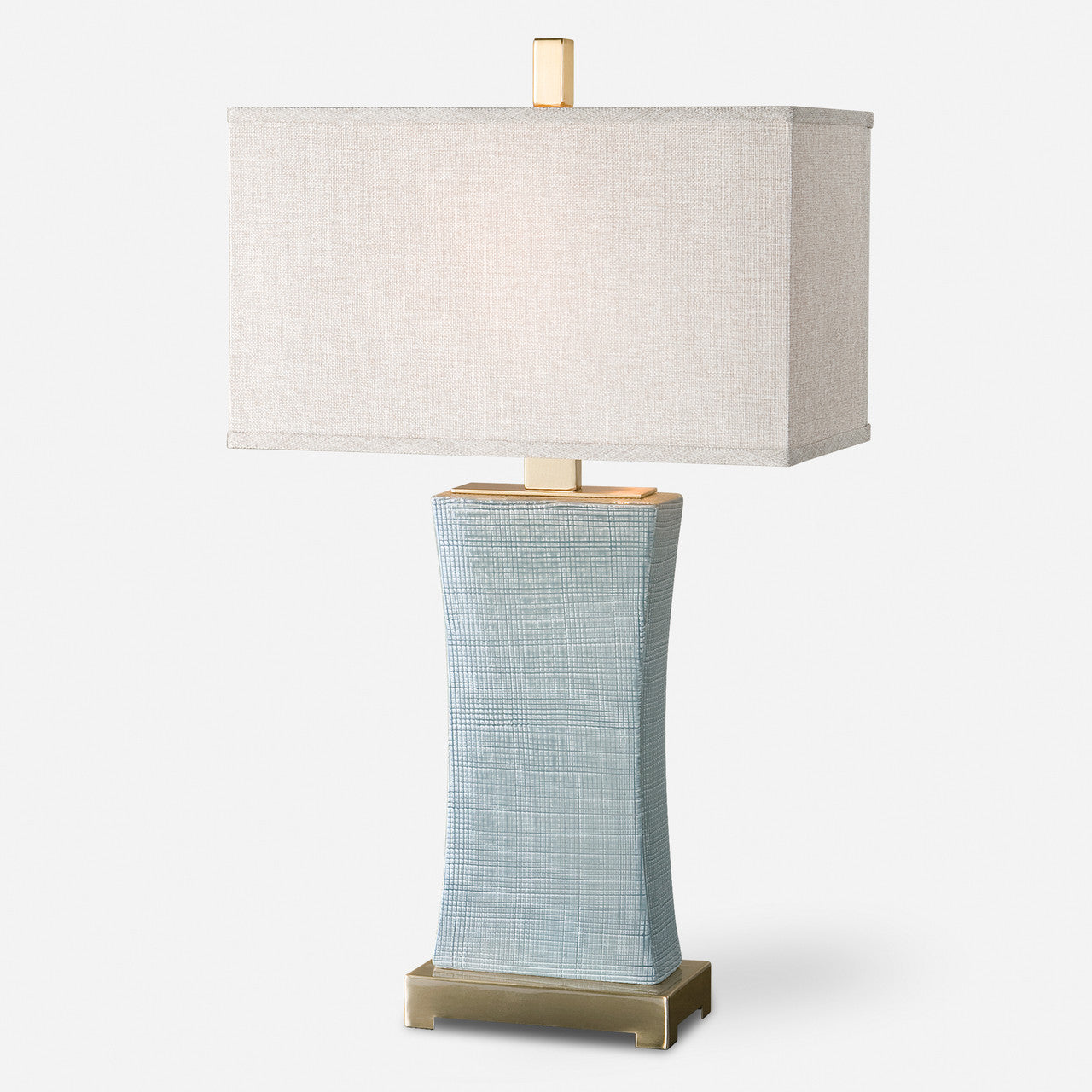 Uttermost Cantarana Blue Gray Table Lamp