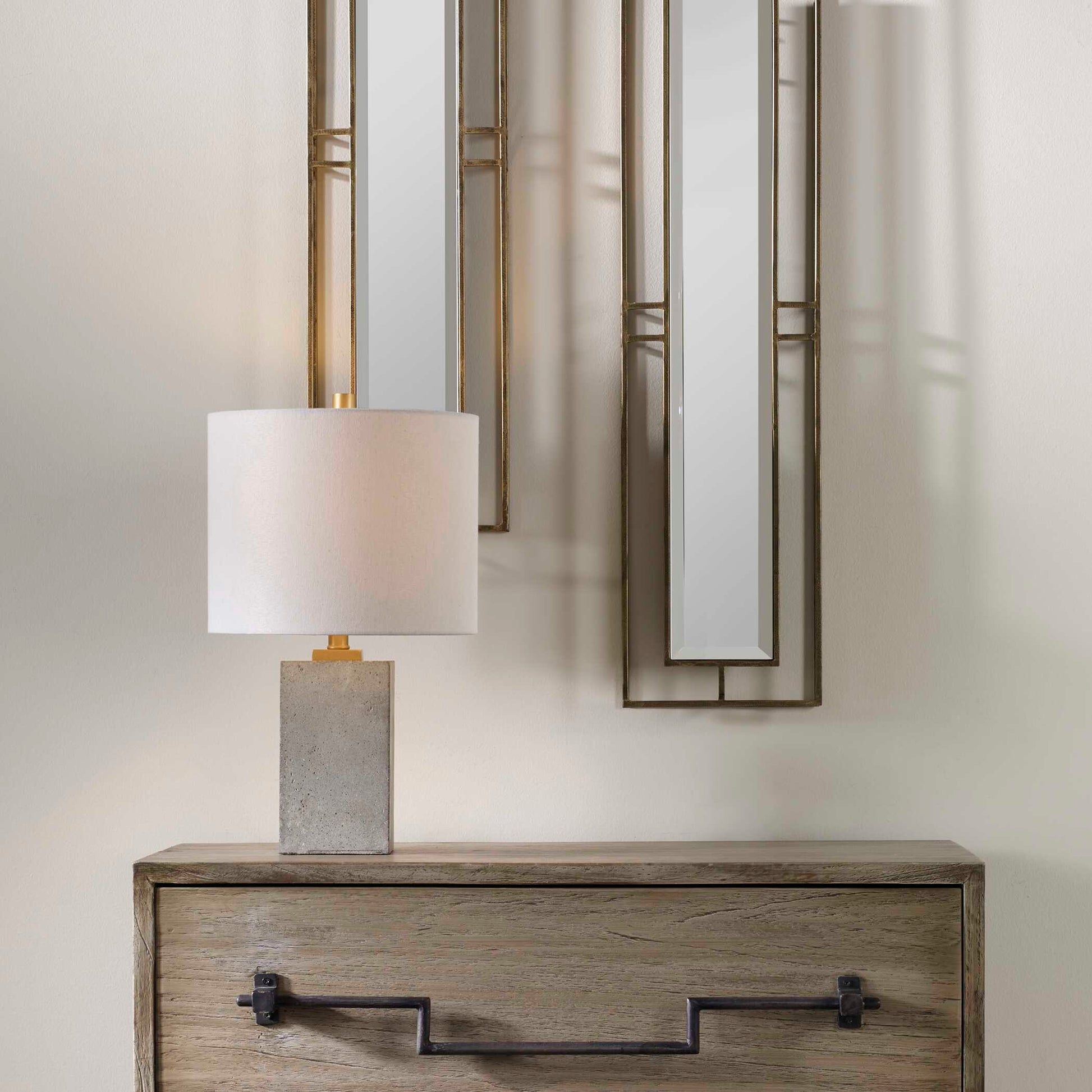 Uttermost Drexel Concrete Block Lamp