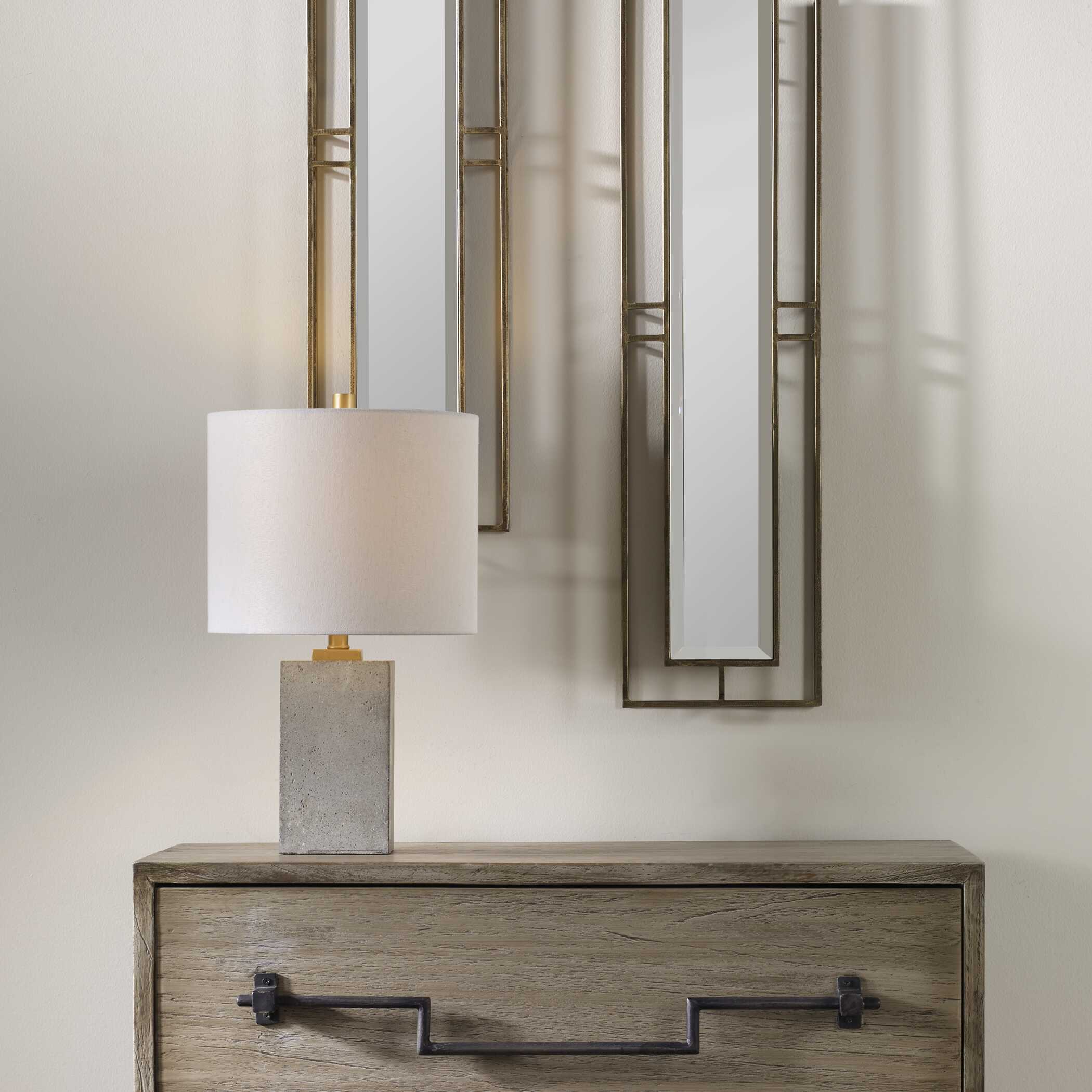 Uttermost Drexel Concrete Block Lamp