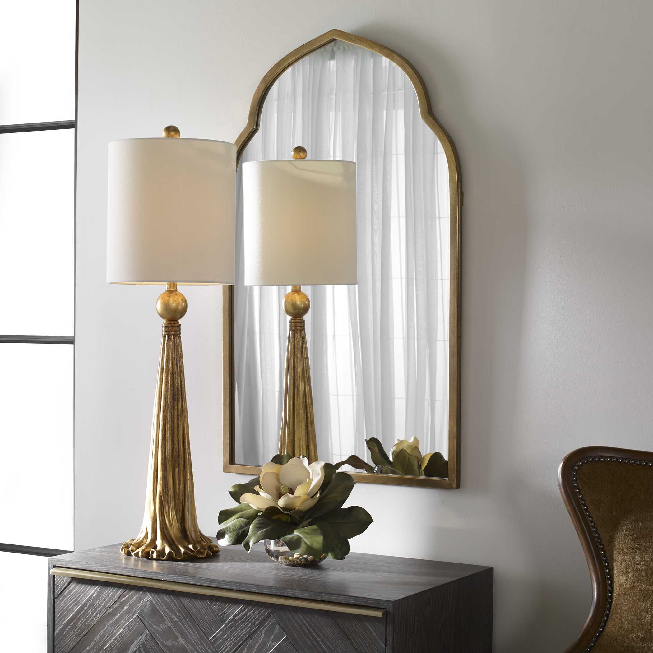 Uttermost Paravani Metallic Gold Lamp