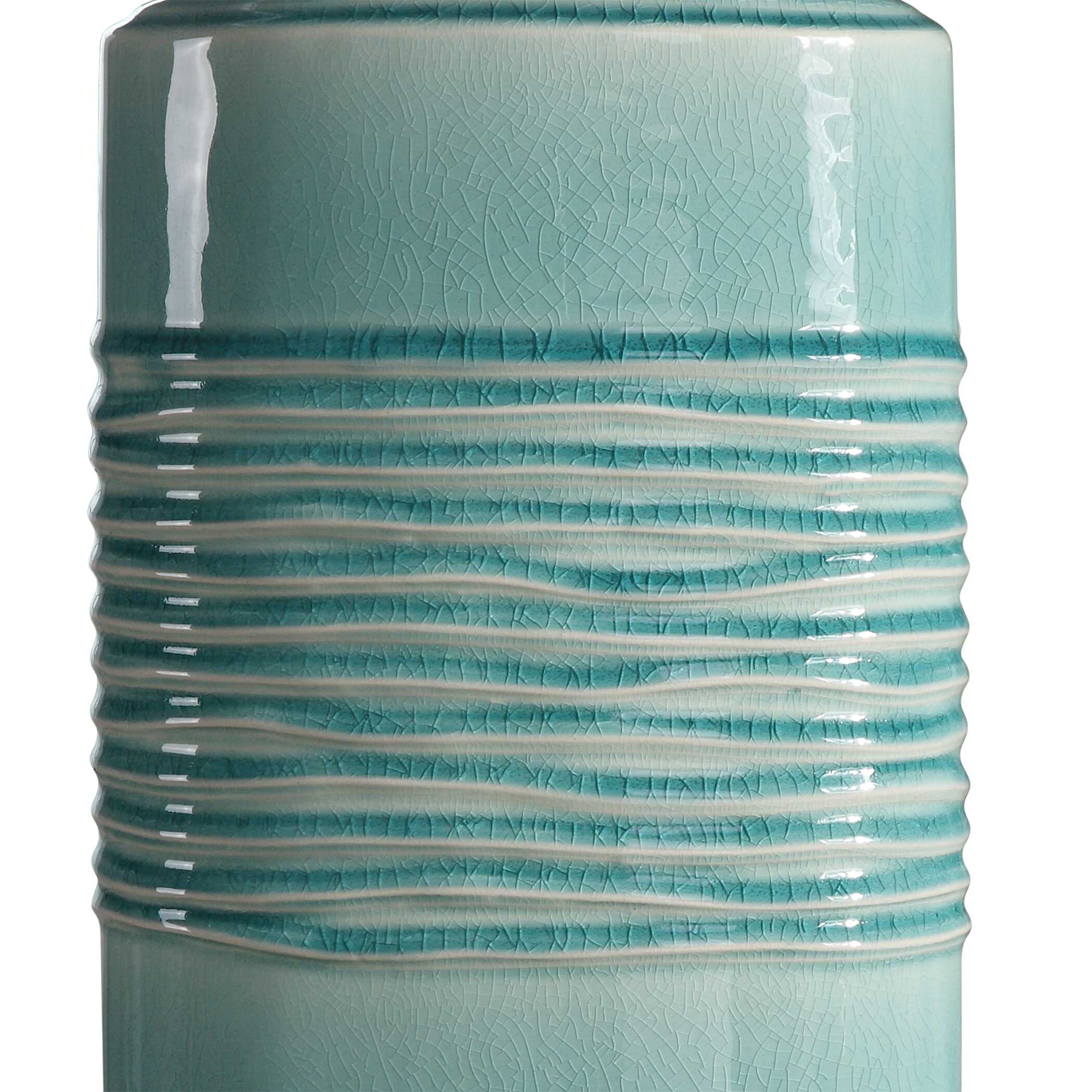 Uttermost Rila Distressed Teal Table Lamp