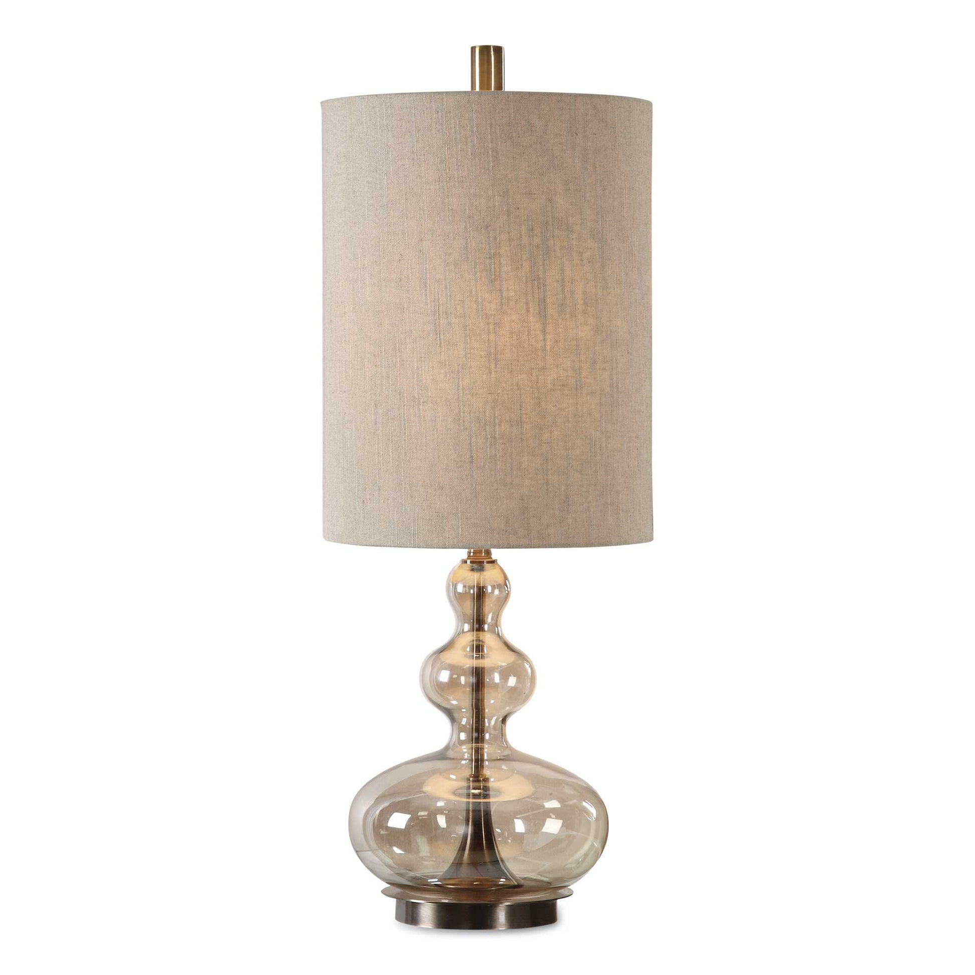 Uttermost Formoso Amber Glass Table Lamp