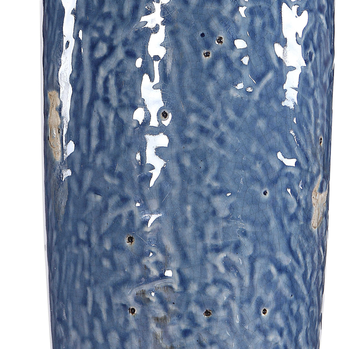 Pennington Round Blue Ceramic Table Lamp