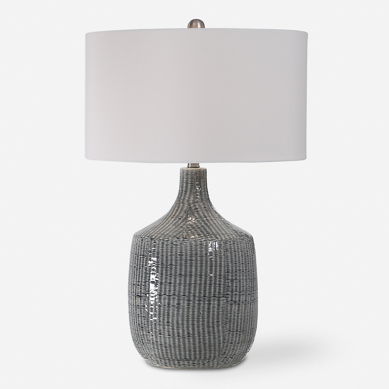 Uttermost Felipe Distressed Gray Table Lamp