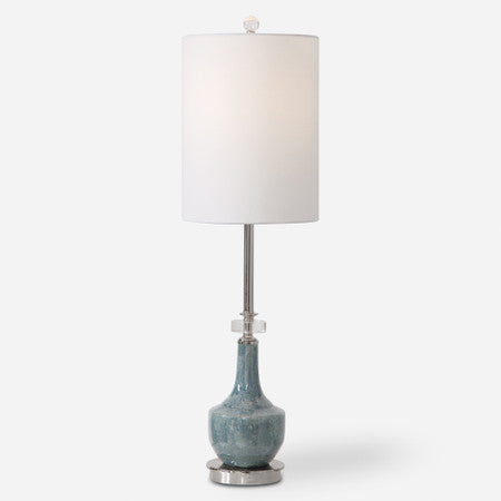 Piers Mottled Blue Buffet Lamp