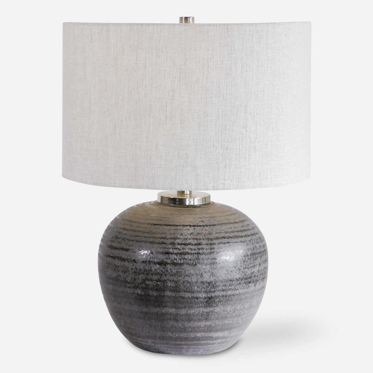 Uttermost Mikkel Charcoal Table Lamp