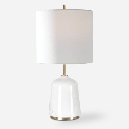 Eloise White Marble Table Lamp