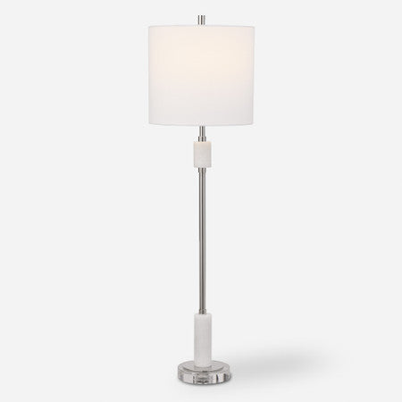 Sussex Nickel Buffet Lamp