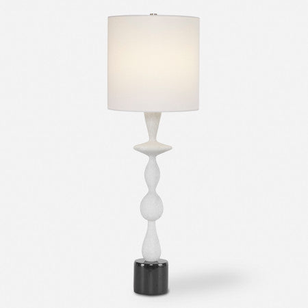 Inverse White Marble Table Lamp