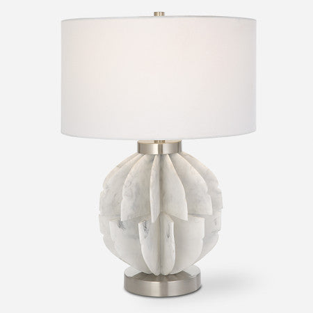 Repetition White Marble Table Lamp