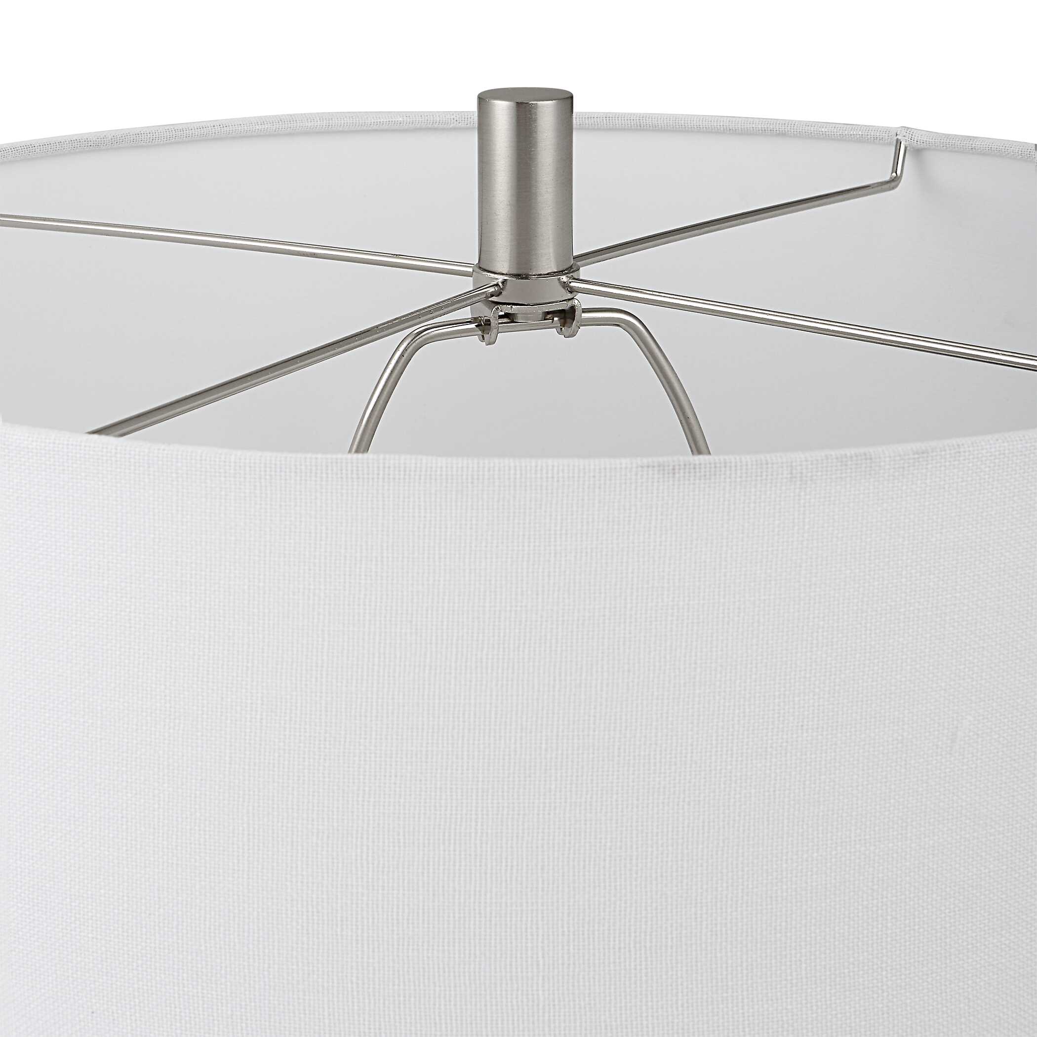 Tavistock Round Blue Ceramic Table Lamp