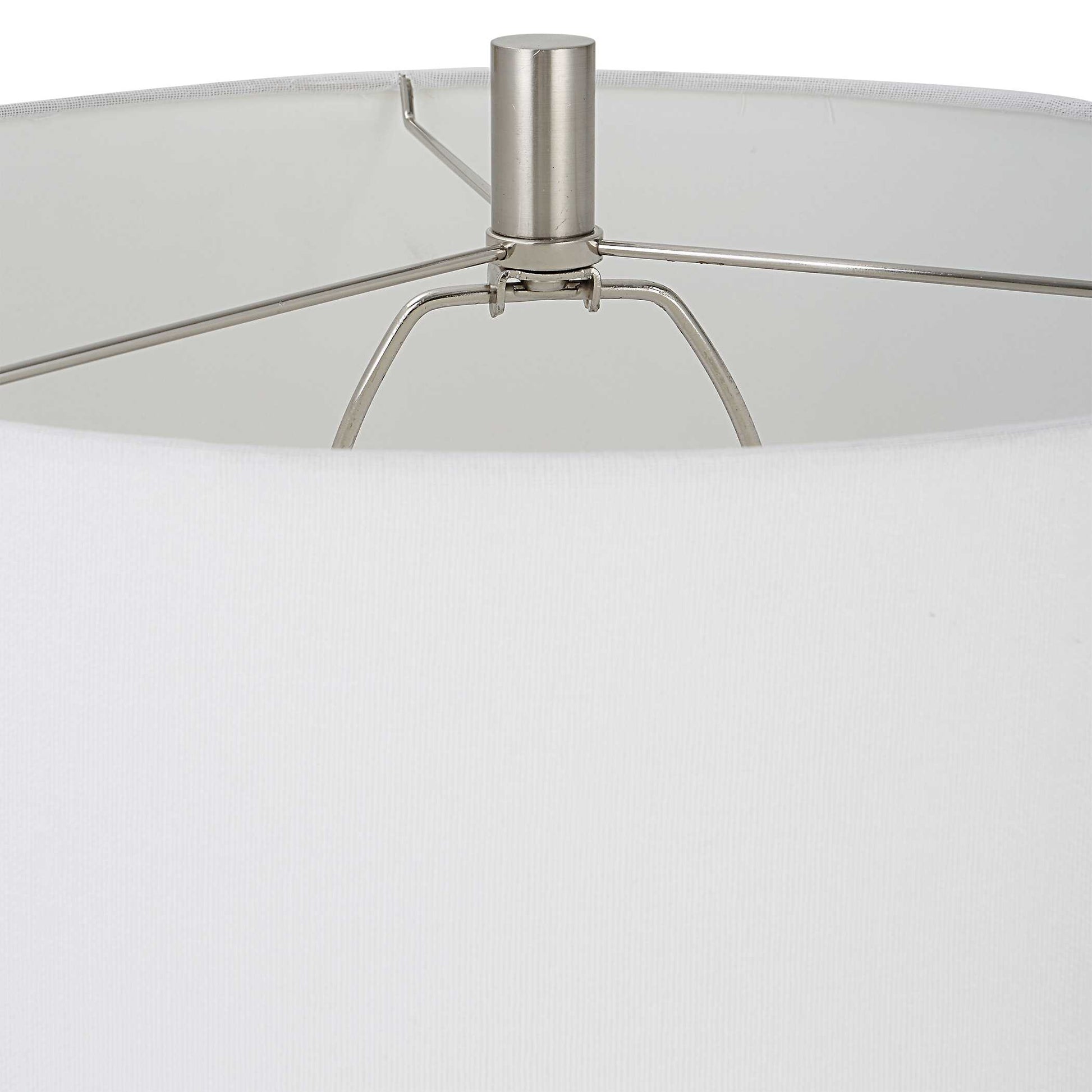 Underwood Round White Ceramic Table Lamp