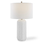 Underwood Round White Ceramic Table Lamp