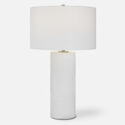 Uttermost Patchwork White Table Lamp