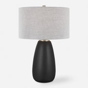 Uttermost Twilight Satin Black Table Lamp