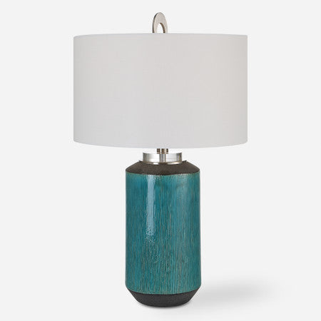 Maui Aqua Blue Table Lamp