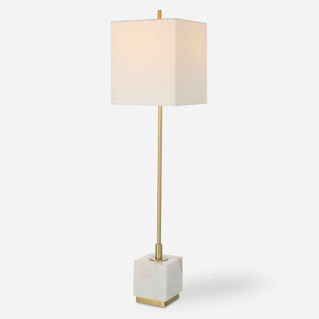Escort Brass Buffet Lamp